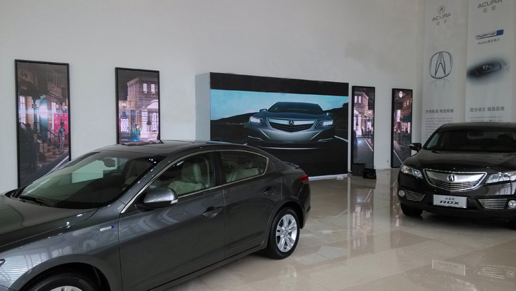 蘇州謳歌4S店室內(nèi)全彩屏